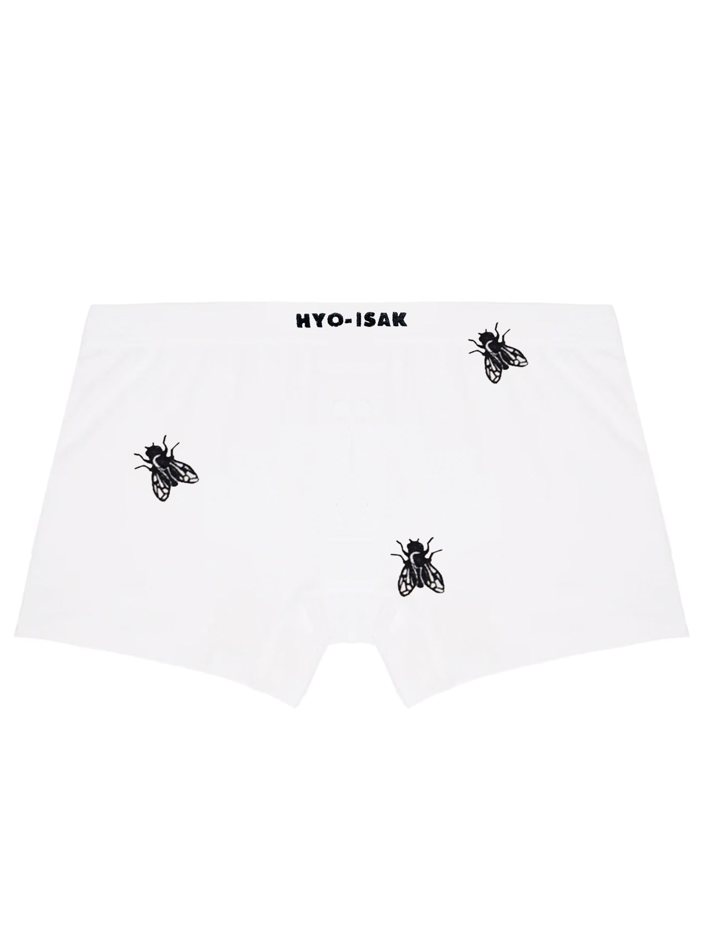 FLY COTTON BOXER SHORTS IN WHITE