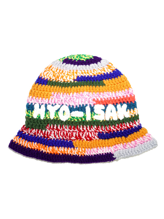 CROCHET MULTICOLOURED BUCKET HAT