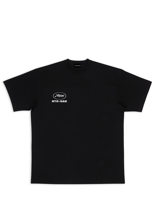 CANNES COTTON T-SHIRT IN BLACK