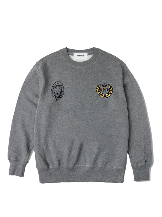 LOOPWHEEL CREW NECK SWEATER